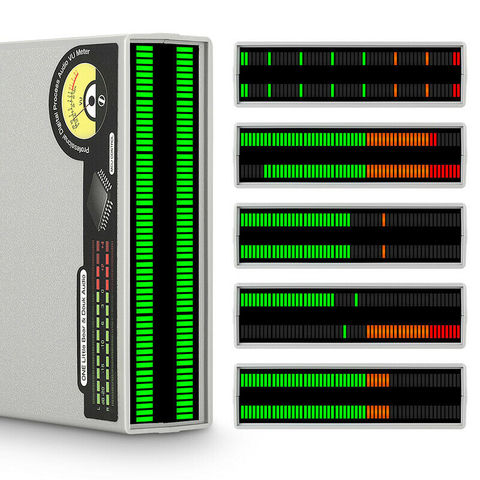 VU56 profesional espectro de música LED VU medidor de nivel de microcontrolador ritmo lámpara ► Foto 1/5