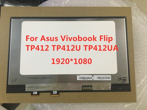 Digitalizador táctil con cristal frontal, para ASUS VivoBook abatible 14, TP412UA, TP412, TP412U, Full HD ► Foto 1/1