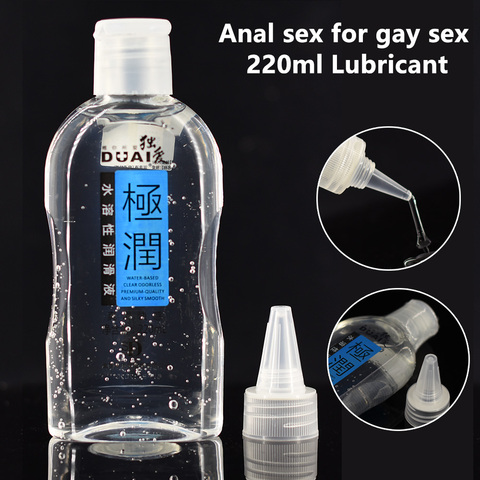 Duai 220 ml lubricación soluble en agua aceite lubricante personal lubricante sexo anal lubricación masculina y femenina, productos adultos del sexo ► Foto 1/6