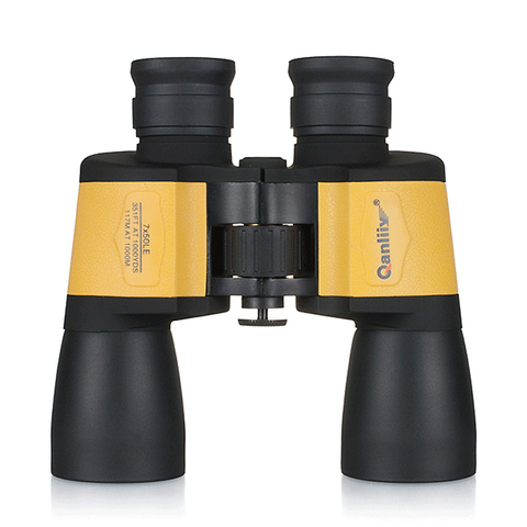 Telescopio Binocular de mano HD, binoculares de visión nocturna, gran angular, impermeable, para acampada, caza y avistamiento de aves, 7x50 ► Foto 1/6