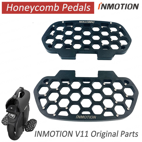 INMOTION V11-pedales monociclo de panal, nuevos pedales ensanchados originales, accesorios de tacón de una sola pieza ► Foto 1/6