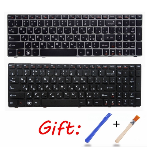 Teclado portátil RU para LENOVO G570 G575 Z560 Z560A Z560G Z565 G570AH G570G G575AC G575AL G575GL G780 G770 ruso. ► Foto 1/5