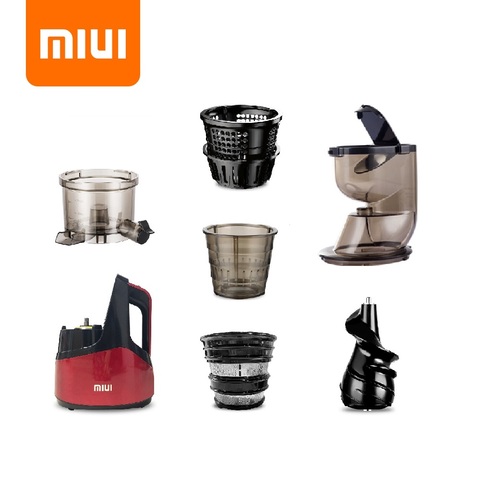 MIUI-accesorios para exprimidor (Unidad Principal/colador de helado/barrena/taza alimentadora/tapón de goma) eléctrico para el hogar ► Foto 1/1