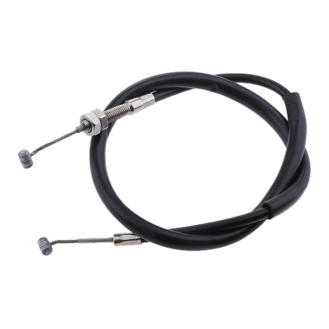 42cm de acero inoxidable de goma barco Shift acelerador Control Cable para Yamaha fueraborda 2 tiempos 9.9HP 15HP 18HP fueraborda shift cable ► Foto 1/5