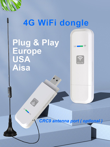 LDW931-enrutador WiFi 3G/4G portátil, inalámbrico, LTE, USB, modem dongle, ranura para tarjeta nano SIM, antena de punto de acceso de bolsillo, puerto opcional ► Foto 1/6