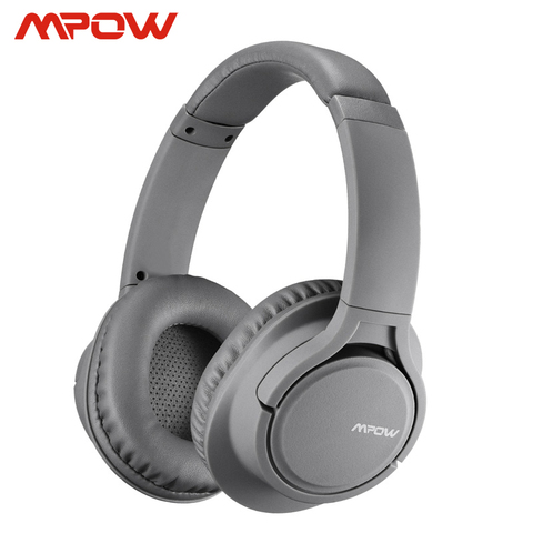 Mpow-auriculares inalámbricos H7 por Bluetooth con cable 18h, con micrófono, suave, controlador de 40mm para PC, TV y teléfonos ► Foto 1/6