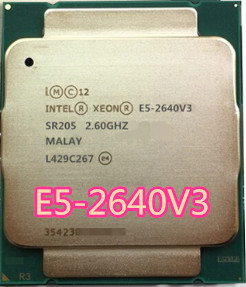 Intel E5-2640V3 SR205 2,60 GHz 8 núcleos 20M LGA2011-3 E5-2640 V3 procesador E5 2640V3 envío gratis E5 2640 V3 ► Foto 1/1