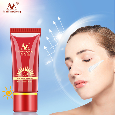 MeiYanQiong protector solar SPF50 + blanqueamiento reparación bloqueador solar protección de la piel crema Anti-sensible control De Aceite hidratante de aislamiento ► Foto 1/6