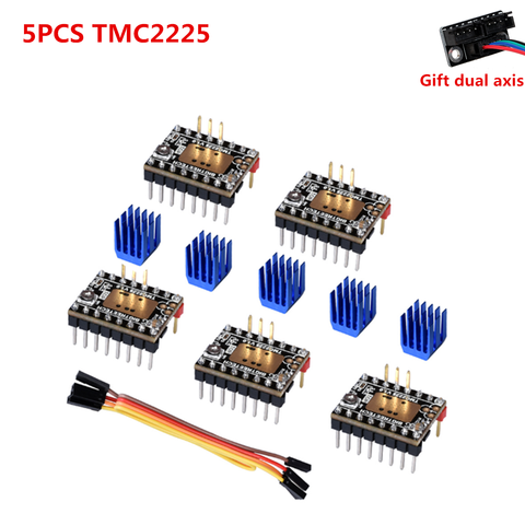 BIGTREETECH TMC2225 v1.0 UART paso a paso módulo controlador de motor reemplazar TMC2209 TMC2208 TMC2130 para SKR V1.3 SKR V1.4 MKS ROBIN NANO ► Foto 1/6