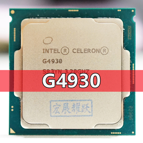 PC de escritorio procesador Intel Pentium, G4930, 3,2G, 512KB, 2MB, CPU LGA 1151, land FC-LGA, 14 nanómetros, CPU de doble núcleo ► Foto 1/3