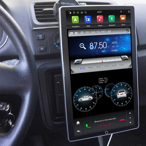 Radio con GPS para coche, reproductor con android 9,0, reproductor de dvd universal de coche, dsp, 2 + 32GB, 2 din, universal, estéreo, 10,1 pulgadas ► Foto 1/6