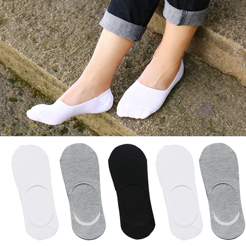 Calcetines náuticos de alta calidad para Mujer y niña, calcetín bajo, Invisible, pantuflas con medias de algodón, 6 uds. = 3 pares ► Foto 1/6
