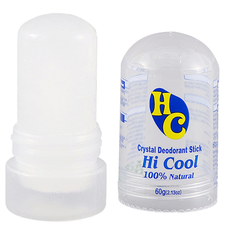 Desodorante de diamantes de imitación Natural 60g, palo de alumbre eliminador de olor corporal antitranspirante ► Foto 1/6