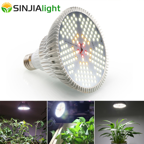 Lámpara Led blanca para cultivo de plantas y flores, 150 luces Led, para jardín, Vegs, protector de cultivo de interior, E27 ► Foto 1/6