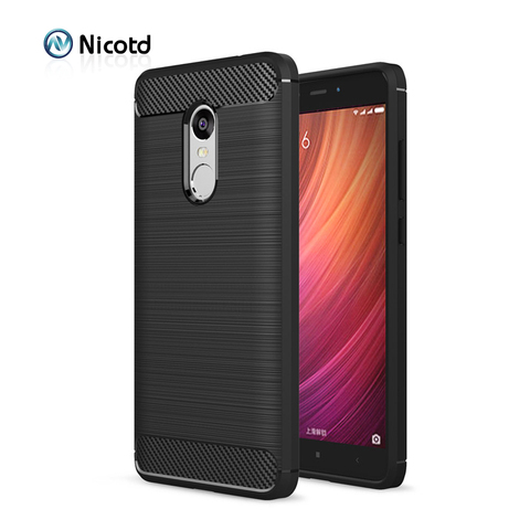 Nicotd de prueba de choque suave de silicona para Xiaomi Redmi nota 4x para Redmi Nota 4 versión Global funda trasera del teléfono Nota 4 pro ► Foto 1/6