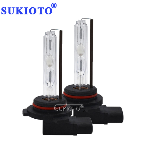 SUKIOTO 35W 55W 9012 HIR2 xenon HID bombilla de repuesto 4300K 5000K 6000K 8000K hi lámpara de lente de Bixenón bajo para el coche ► Foto 1/6