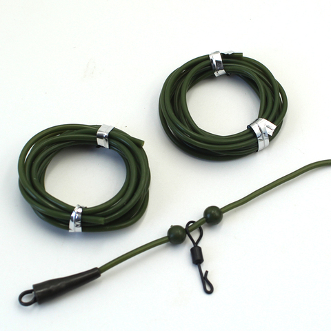 2 uds de silicona tubo de aparejo gancho de carpa aparejo de Hair Rig helicóptero plataforma Heli accesorios de pesca de la carpa Terminal Tackle ► Foto 1/6