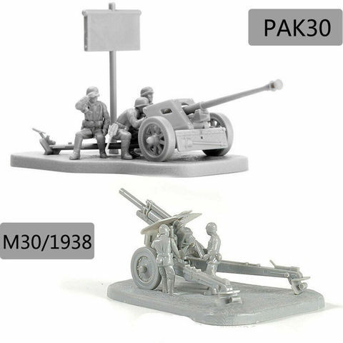 4D 1:72 escenario PAK40 M30 M1938 asamblea modelo cañón ensamble rompecabezas de juguete de ladrillo ► Foto 1/6
