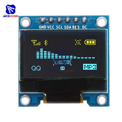 Diymore-Módulo de pantalla LCD OLED, 0,96 