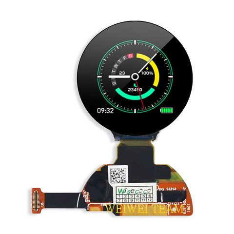 Wisecoco-pantalla redonda para Panel de reloj inteligente, AMOLED de 1,2 pulgadas, 390x390, Circular, Circular, MIPI, 24 Pines, X120BLN02 ► Foto 1/5