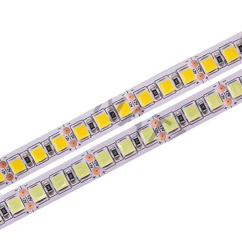 Tira de luces LED impermeable, 12 V, IP65, IP67, 5054, actualizado, 5050, 120LED, 5M, 12 V, cinta Flexible, lámpara de cinta, blanco cálido ► Foto 1/6