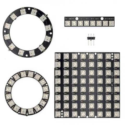 1 unids cjmcu 16 poco WS2812 5050 RGB LED a todo color luces de conducción incorporadas de la placa de desarrollo para Arduino ► Foto 1/6