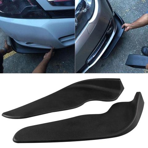 Uds Universal ajustable vehículo delantero del coche Kit de protectores para carrocería Spoiler divisor arañazos Protector antiarañazos para Tesla modelo ► Foto 1/6