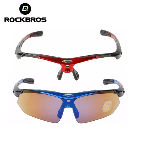 RockBros los polarizado gafas de sol de ciclismo deportes al aire libre de bicicletas gafas de ciclismo gafas polarizadas 29g gafas 5 lente ► Foto 1/6