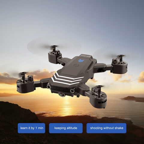Dron 4K RC con cámara HD Wifi fpv LS11 cuadricóptero profesional de altura fija 1800mah largo tiempo plegable Selfie Drones regalos Juguetes ► Foto 1/6
