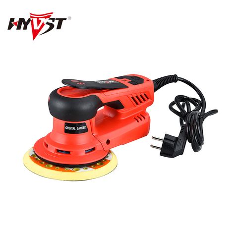 HYVST 350W multifunción LIJADORA Orbital aleatoria sin escobillas velocidad Variable lijadoras orbitales con cable para acabado, esquinas, coche, madera ► Foto 1/5