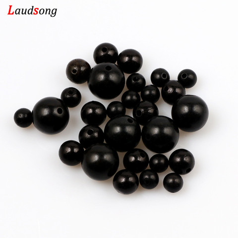 Cuentas de madera de sándalo negro Natural de alta calidad, cuentas redondas sueltas de 6-12mm para fabricación de joyas, accesorios de cuentas para pulseras DIY ► Foto 1/6