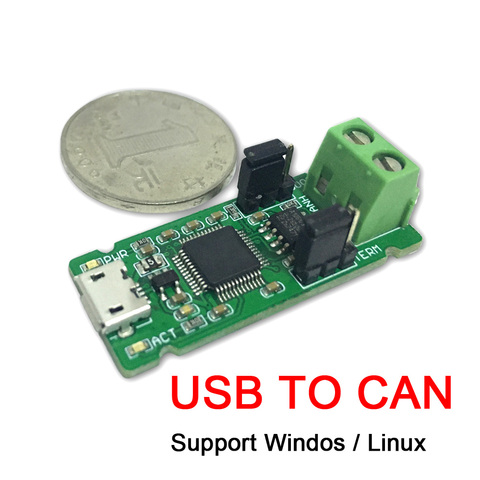 Módulo de conversión USB a CAN/Asistente de depuración CAN/analizador CAN bus para Windos / Linux win7 win10 nuevo ► Foto 1/6