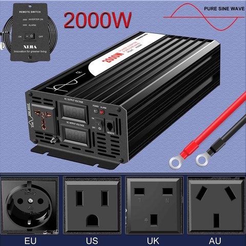 Inversor de corriente de onda sinusoidal pura de 2000 W ► Foto 1/6