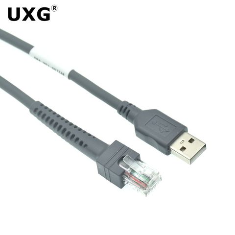 USB a RJ48 RJ50 escáner cable de datos para LS2208 LS1203 LS2208/AP LS4008I LS7808 DS3400 para Zebra Xunbao Motorola Honeywell 2m 3m ► Foto 1/6