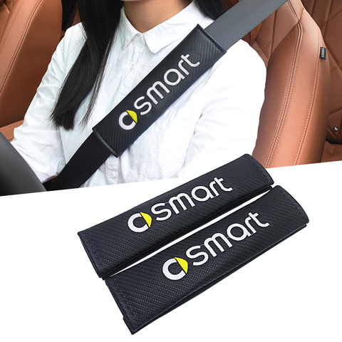 Cinturón de seguridad de coche, decoración de hombros para smart fortwo 451 forfour 453 450, accesorios para interior de coche ► Foto 1/6