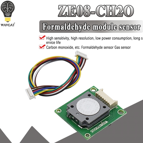 Módulo de sensor electroquímico, ZE08-CH2O oficial, tipo común, formaldehído, ZE08-CH20 de decoración del hogar ► Foto 1/6