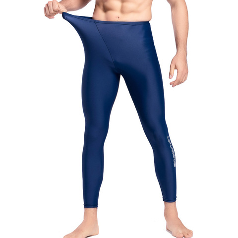 Traje de neopreno negro para hombre, pantalones de buceo, esnórquel, surf, natación, deportes acuáticos, mallas de Fitness, talla grande ► Foto 1/6