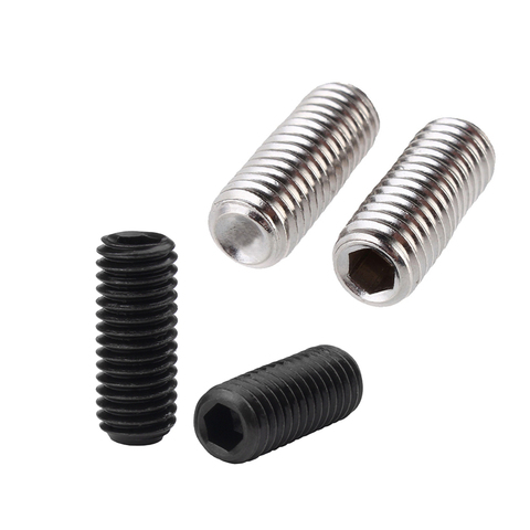 M2 m2.5 m3 m4 m5 m6 Set screw 304 Acero inoxidable 12,9 grado acero hexagonal allen cup punto grub tornillo set tornillos de ajuste tornillos ► Foto 1/5