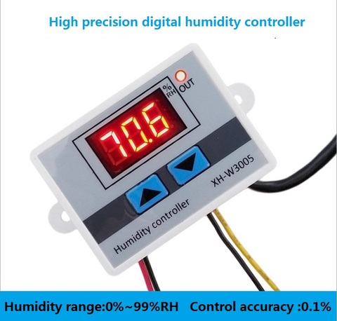 W3005 110V 220V 12V Digital Humidity Controller instrument Humidity control Switch hygrostat Hygrometer SHT20 Humidity sensor ► Foto 1/3