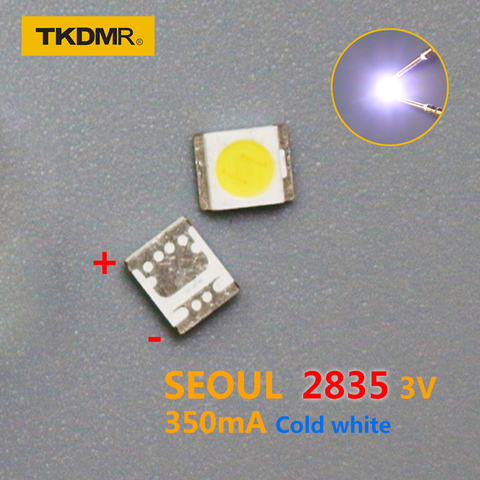 TKDMR 20 piezas para luz de fondo LED SEOUL 1W 3 W V 3528 de 2835 131LM blanco para LED retroiluminación LCD APLICACIÓN DE TV LED de retroiluminación LCD TV ► Foto 1/5