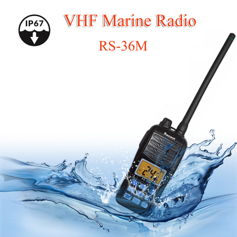 Radio VHF marina, comunicador de Radio de dos vías, RS-36M reciente, 156.000-161.450MHz, impermeable, IP67, flotante, 5W ► Foto 1/6