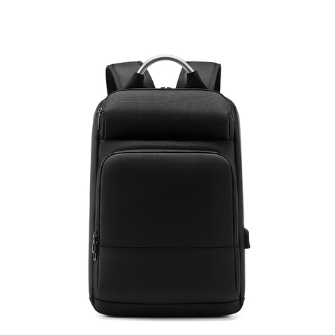 EURCOOL Nylon hombres portátil de 15,6 pulgadas mochilas moda escolar de viaje mochila hombre impermeable y transpirable mochila para portátil ► Foto 1/6