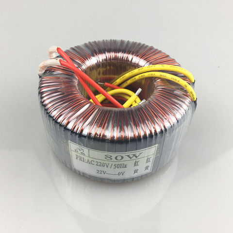 KYYSLB-transformador Toroidal de 80W, transformador de voltaje de cobre puro, personalizable ► Foto 1/4