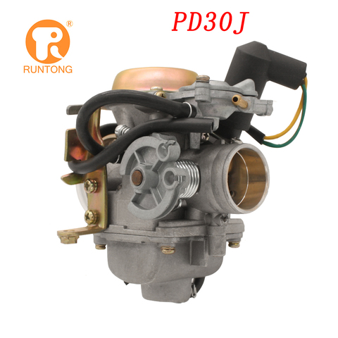 Runtong-carburador de motor de 30mm y 250cc con e-choke, PD30J, CF250, CH250, CN250, hélice Qlink de 4 tiempos para carburador de carretera ► Foto 1/5