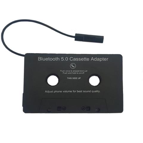 Adaptador universal radio casete para coche, convertidor compacto con bluetooth, MP3/SBC/sonido estéreo, adaptado para entrada auxiliar y teléfono inteligente ► Foto 1/6