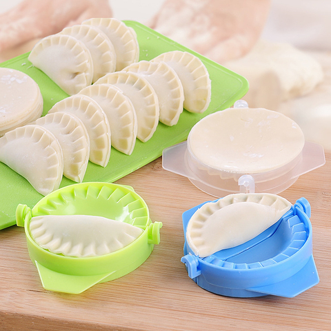 Uds Dumpling artefacto portátil de plástico Jiaozi Dispositivo de fabricante de bricolaje fácil masa molde de electrodomésticos de cocina utensilios de cocina ► Foto 1/6