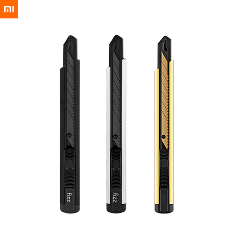 Xiaomi-cuchillo de aleación de aluminio Fizz, hoja de Metal, diseño de bloqueo automático, ángulo afilado con cortador de fractura ► Foto 1/6