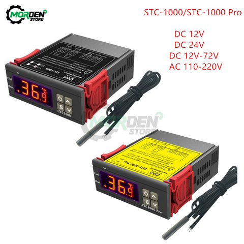 STC-1000 DC12V 24V AC110-220V DC12V-72V controlador de temperatura termostato Digital termoregulador casa calefacción, refrigeración, STC 1000, ► Foto 1/6