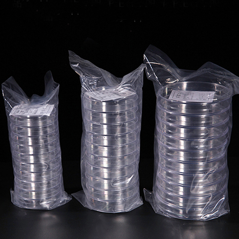 20 unids/pack laboratorio cultura plato de plástico desechables placa de Petri de equipo de laboratorio 60/70/90mm ► Foto 1/5