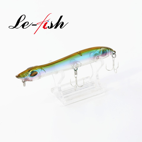 Le fish nuevo señuelo de pesca cebos superficie 105mm 9g superior agua popper cabeza de serpiente wobbler ► Foto 1/5